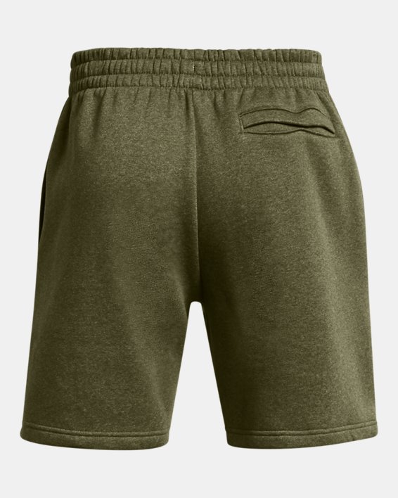 Men's UA Icon Fleece Shorts, Green, pdpMainDesktop image number 5